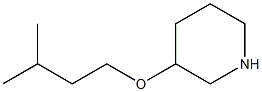 3-(3-methylbutoxy)piperidine Struktur