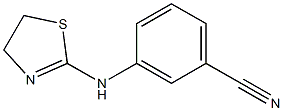 3-(4,5-dihydro-1,3-thiazol-2-ylamino)benzonitrile Struktur