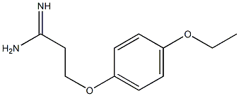 3-(4-ethoxyphenoxy)propanimidamide Struktur