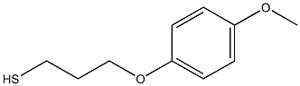 3-(4-methoxyphenoxy)propane-1-thiol Struktur