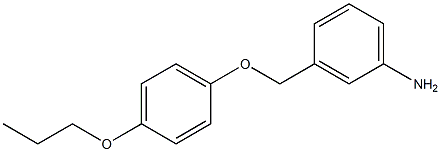 3-(4-propoxyphenoxymethyl)aniline Struktur