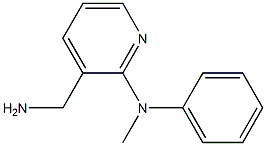 3-(aminomethyl)-N-methyl-N-phenylpyridin-2-amine Struktur