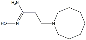 3-(azocan-1-yl)-N'-hydroxypropanimidamide Struktur