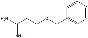 3-(benzyloxy)propanimidamide Struktur