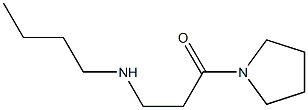 3-(butylamino)-1-(pyrrolidin-1-yl)propan-1-one Struktur