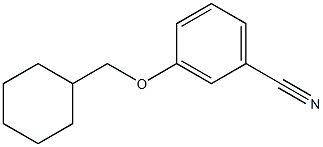 3-(cyclohexylmethoxy)benzonitrile Struktur