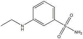 3-(ethylamino)benzene-1-sulfonamide Struktur