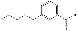 3-(isobutoxymethyl)benzoic acid Struktur