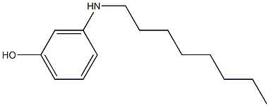 3-(octylamino)phenol Struktur