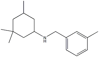 3,3,5-trimethyl-N-[(3-methylphenyl)methyl]cyclohexan-1-amine Struktur