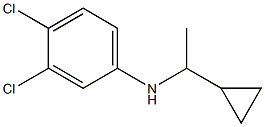 3,4-dichloro-N-(1-cyclopropylethyl)aniline Struktur