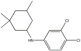 3,4-dichloro-N-(3,3,5-trimethylcyclohexyl)aniline Struktur