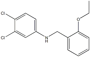 3,4-dichloro-N-[(2-ethoxyphenyl)methyl]aniline Struktur