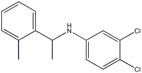 3,4-dichloro-N-[1-(2-methylphenyl)ethyl]aniline Struktur