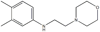 3,4-dimethyl-N-[2-(morpholin-4-yl)ethyl]aniline Struktur