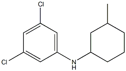 3,5-dichloro-N-(3-methylcyclohexyl)aniline Struktur