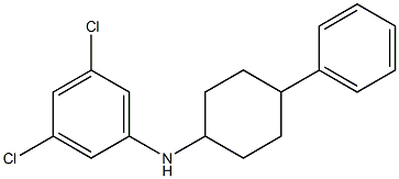 3,5-dichloro-N-(4-phenylcyclohexyl)aniline Struktur