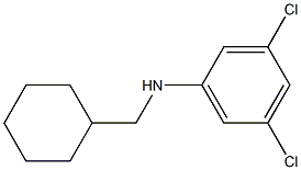 3,5-dichloro-N-(cyclohexylmethyl)aniline Struktur