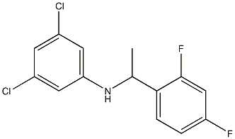 3,5-dichloro-N-[1-(2,4-difluorophenyl)ethyl]aniline Struktur