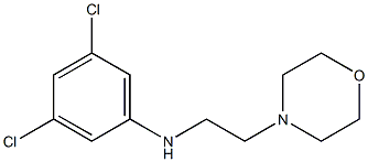 3,5-dichloro-N-[2-(morpholin-4-yl)ethyl]aniline Struktur