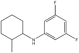 3,5-difluoro-N-(2-methylcyclohexyl)aniline Struktur