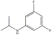 3,5-difluoro-N-(propan-2-yl)aniline Struktur