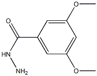 3,5-dimethoxybenzohydrazide Struktur