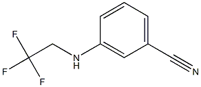 3-[(2,2,2-trifluoroethyl)amino]benzonitrile Struktur