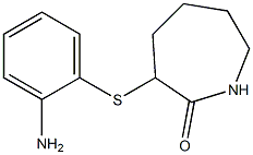 3-[(2-aminophenyl)sulfanyl]azepan-2-one Struktur