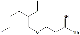 3-[(2-ethylhexyl)oxy]propanimidamide Struktur