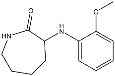 3-[(2-methoxyphenyl)amino]azepan-2-one Struktur