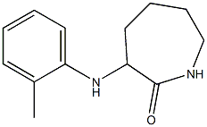 3-[(2-methylphenyl)amino]azepan-2-one Struktur