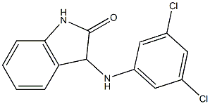 3-[(3,5-dichlorophenyl)amino]-2,3-dihydro-1H-indol-2-one Struktur