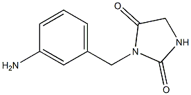 3-[(3-aminophenyl)methyl]imidazolidine-2,4-dione Struktur