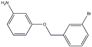 3-[(3-bromobenzyl)oxy]aniline Struktur