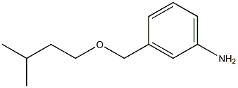 3-[(3-methylbutoxy)methyl]aniline Struktur