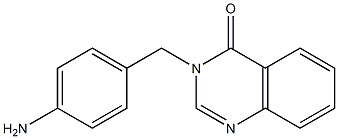 3-[(4-aminophenyl)methyl]-3,4-dihydroquinazolin-4-one Struktur