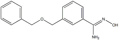 3-[(benzyloxy)methyl]-N'-hydroxybenzenecarboximidamide Struktur