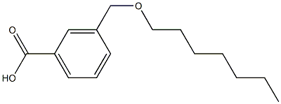 3-[(heptyloxy)methyl]benzoic acid Struktur