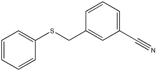 3-[(phenylsulfanyl)methyl]benzonitrile Struktur