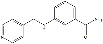 3-[(pyridin-4-ylmethyl)amino]benzamide Struktur