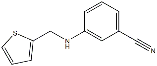 3-[(thiophen-2-ylmethyl)amino]benzonitrile Struktur