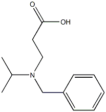 3-[benzyl(propan-2-yl)amino]propanoic acid Struktur