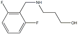 3-{[(2,6-difluorophenyl)methyl]amino}propan-1-ol Struktur