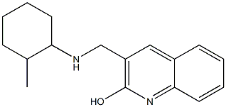 3-{[(2-methylcyclohexyl)amino]methyl}quinolin-2-ol Struktur