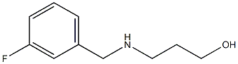 3-{[(3-fluorophenyl)methyl]amino}propan-1-ol Struktur