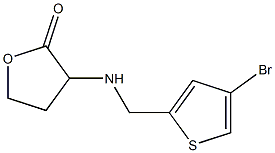 3-{[(4-bromothiophen-2-yl)methyl]amino}oxolan-2-one Struktur