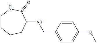 3-{[(4-methoxyphenyl)methyl]amino}azepan-2-one Struktur