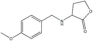 3-{[(4-methoxyphenyl)methyl]amino}oxolan-2-one Struktur