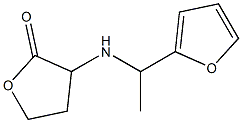 3-{[1-(furan-2-yl)ethyl]amino}oxolan-2-one Struktur